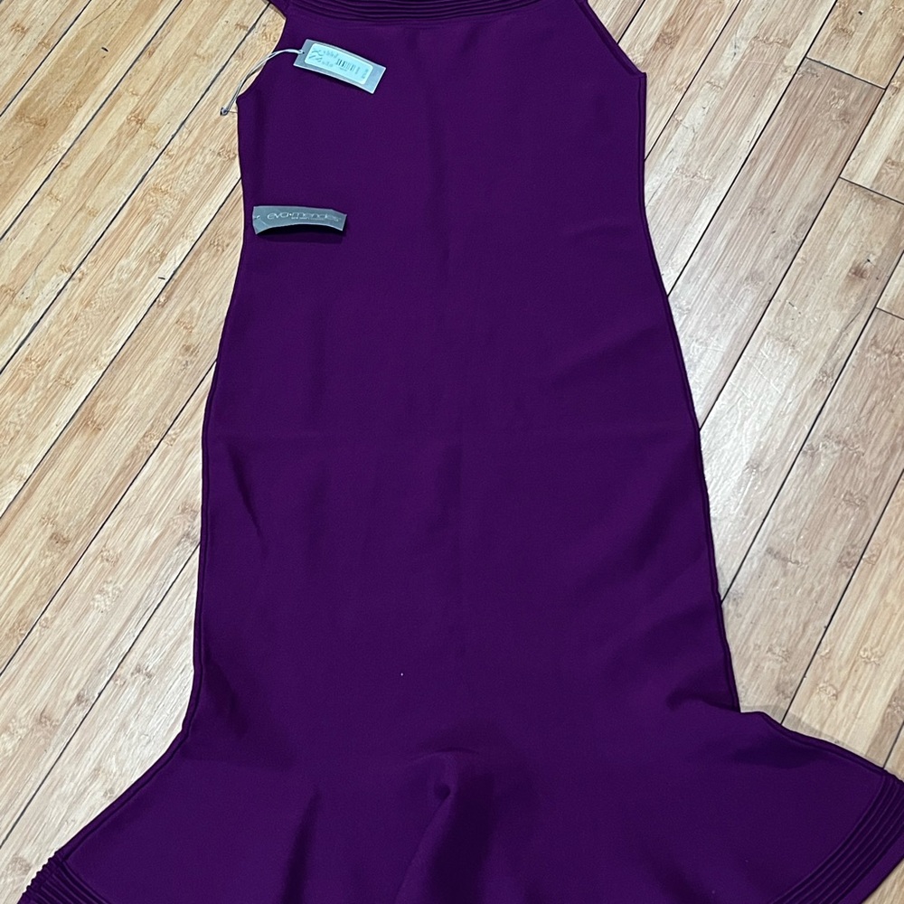 Eva Mendes for New York & Company Rich Purple Knit Top